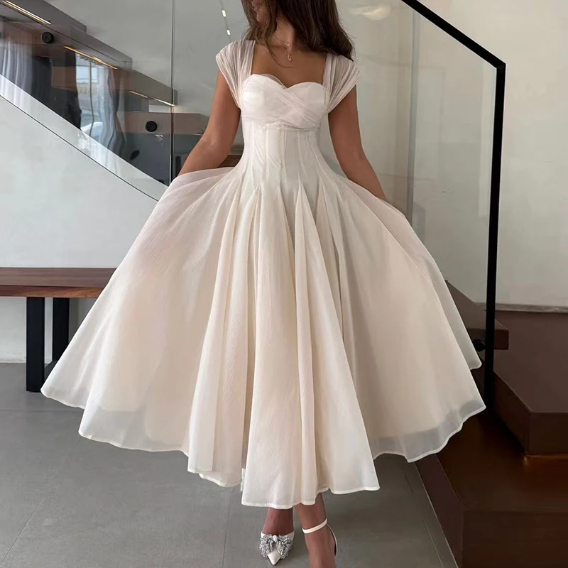 Women Fashion Backless High Waisted Ball Dress Elegant Christmas Party Long Dresses 2025 Sexy Square Neck Sleeveless Mesh Dress
Women Fashion Backless High Waisted Ball Dress Elegant Christmas Party Long Dresses 2025 Sexy Square Neck Sleeveless Mesh Dress