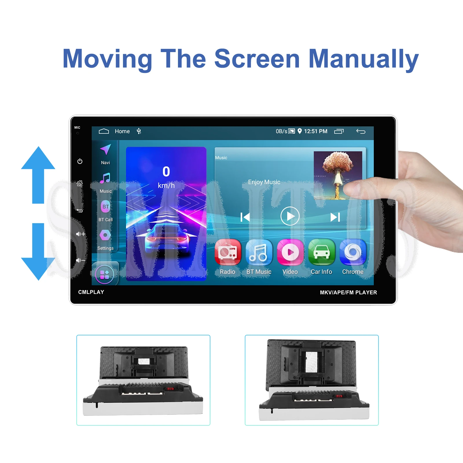 Podofo 9'' 1Din Android Car Radio Carplay Android Auto Automotive Multimedia 2+64G WIFI Audio Intelligent Car System Car Stereo
Podofo 9'' 1Din Android Car Radio Carplay Android Auto Automotive Multimedia 2+64G WIFI Audio Intelligent Car System Car Stereo