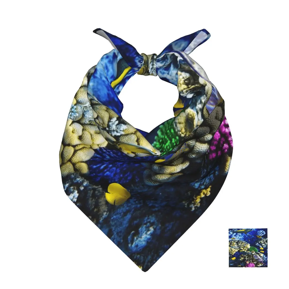 Underwater Coral Reef Square Scarf Soft Breathable Daily Kerchief
Underwater Coral Reef Square Scarf Soft Breathable Daily Kerchief