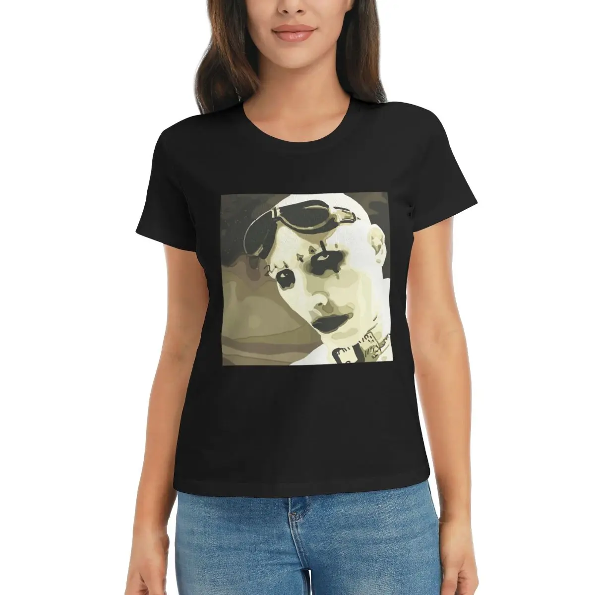 Women T-Shirt Marilyn Manson Glitch Fan Gift Music Summer Short Sleeve Tees Round Neck Cotton T Shirts Clothes Tops Streetwear
Women T-Shirt Marilyn Manson Glitch Fan Gift Music Summer Short Sleeve Tees Round Neck Cotton T Shirts Clothes Tops Streetwear