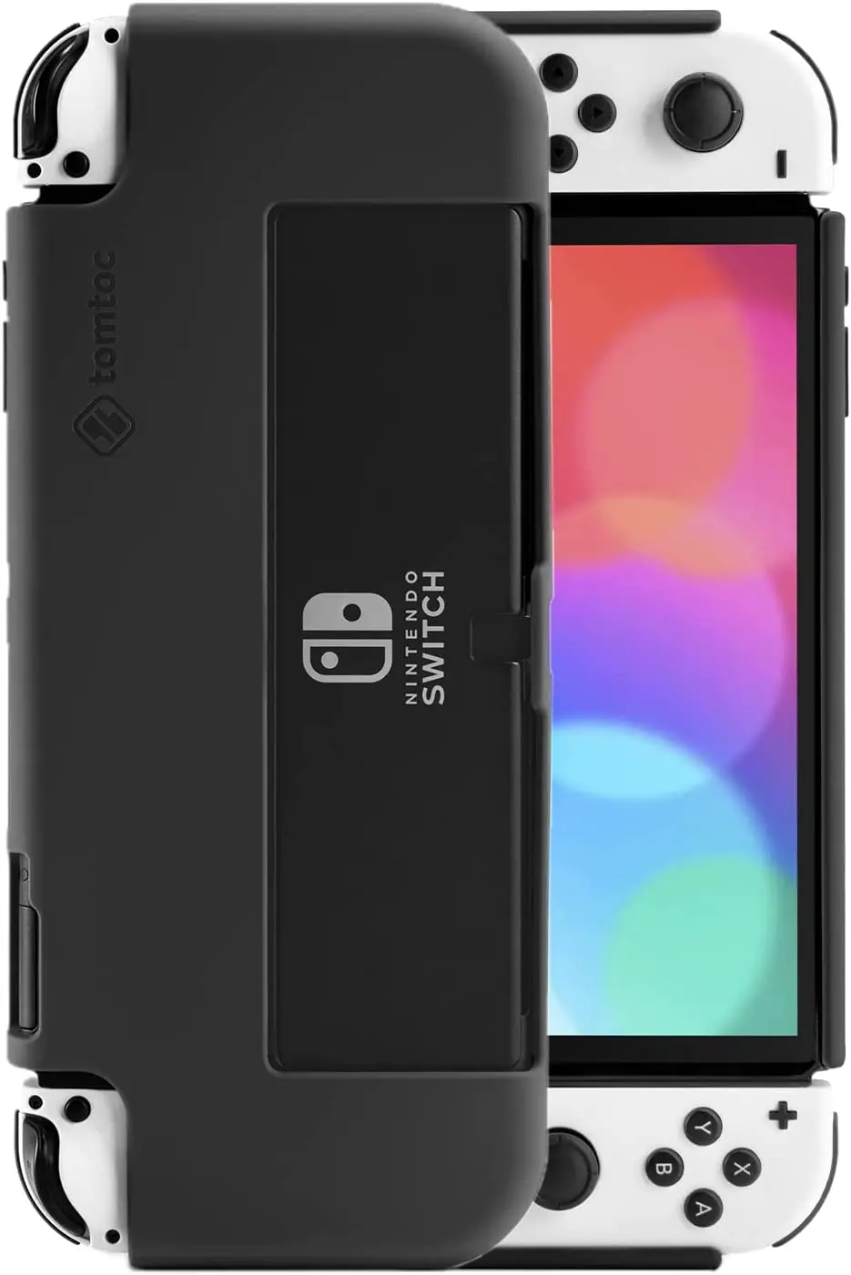 Protective Case for Nintendo Switch OLED 2021 and Joy-Con Controller, Liquid Silicone Cover Game Accessory Support Switch Stand
Protective Case for Nintendo Switch OLED 2021 and Joy-Con Controller, Liquid Silicone Cover Game Accessory Support Switch Stand