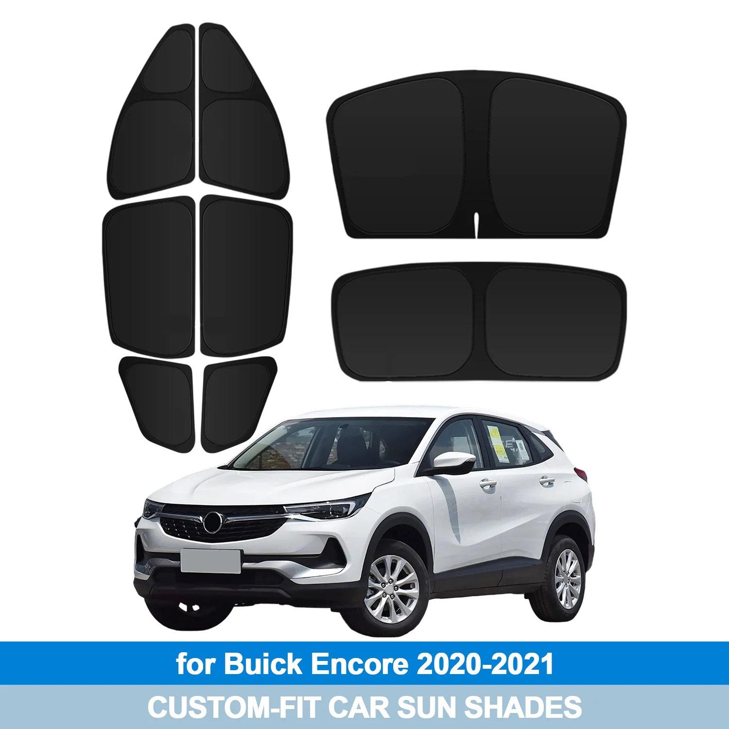For Buick Encore 2020-2021 Windshield Sun Shade Side Window Shades Cover Sun Visor Shield Privacy Protection
For Buick Encore 2020-2021 Windshield Sun Shade Side Window Shades Cover Sun Visor Shield Privacy Protection