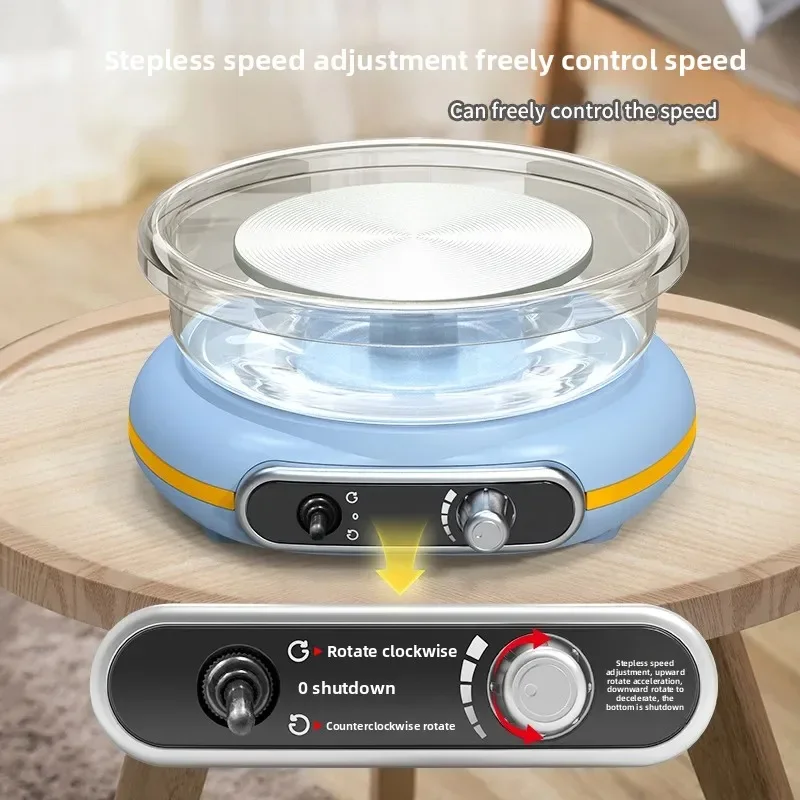 Portable Electric Clay Pottery Wheel for Adults And Children No-Fire Clay Handmade Teaching Tool Jewelry Accessories DIY
Portable Electric Clay Pottery Wheel for Adults And Children No-Fire Clay Handmade Teaching Tool Jewelry Accessories DIY
