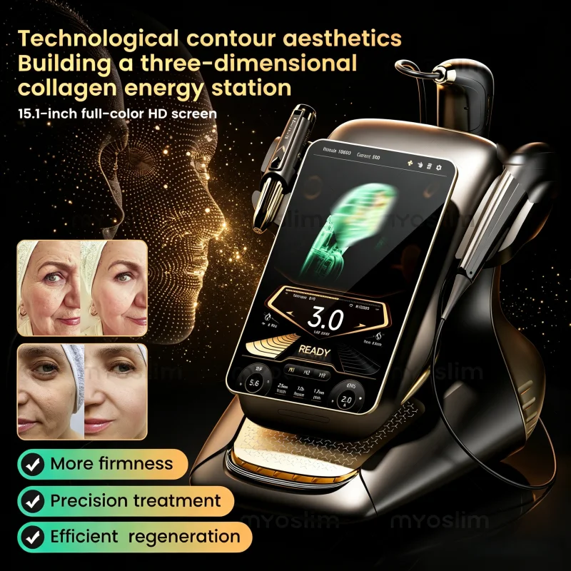 25D 360MAX 3-in-1 Beauty Equipment Ultrasound Technology for Facial Lifting Slimming and Body Firming Non-Invasive Salon Machine
25D 360MAX 3-in-1 Beauty Equipment Ultrasound Technology for Facial Lifting Slimming and Body Firming Non-Invasive Salon Machine