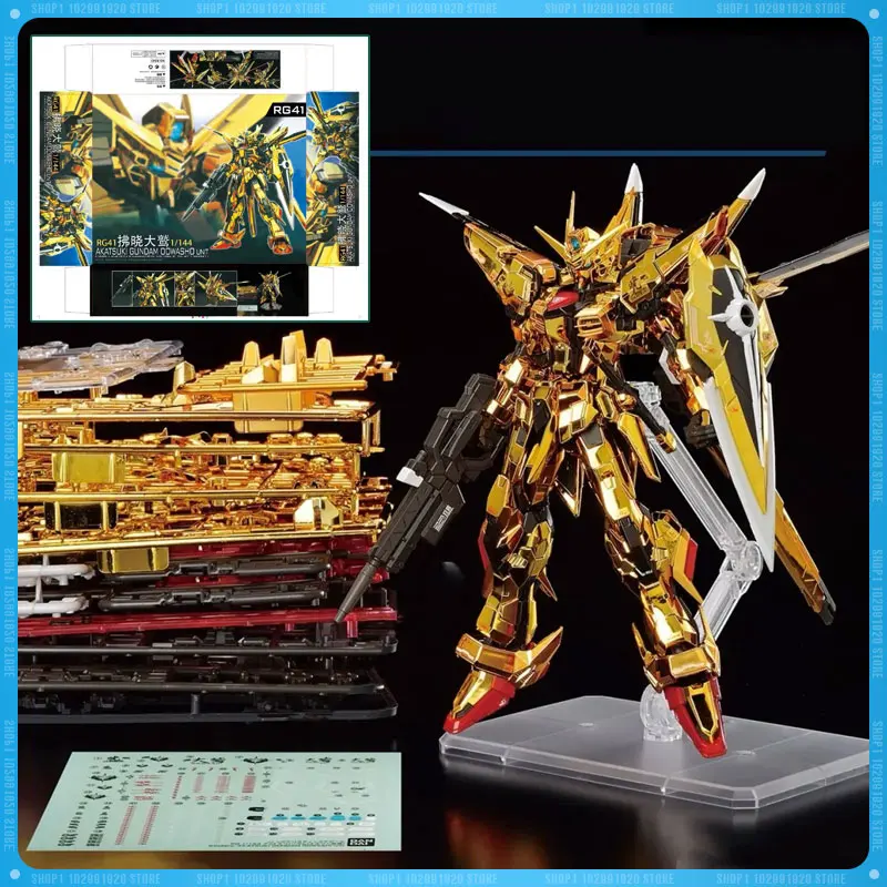 New GAOGAO Model ORB-01 RG41 Akatsuki Seed Plated Version Anime 1/144 Action Figures Assembly Model Kit Plastic Toys Gift
New GAOGAO Model ORB-01 RG41 Akatsuki Seed Plated Version Anime 1/144 Action Figures Assembly Model Kit Plastic Toys Gift