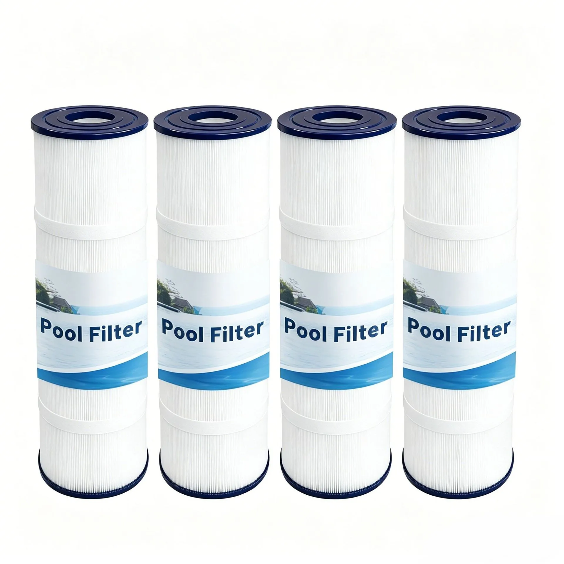 Pool Filter Cartridge (4 Pack) 81 Sq.Ft Compatible with C-7483 CX580XRE C3025 C3030 FC-1225 FC-6425
Pool Filter Cartridge (4 Pack) 81 Sq.Ft Compatible with C-7483 CX580XRE C3025 C3030 FC-1225 FC-6425