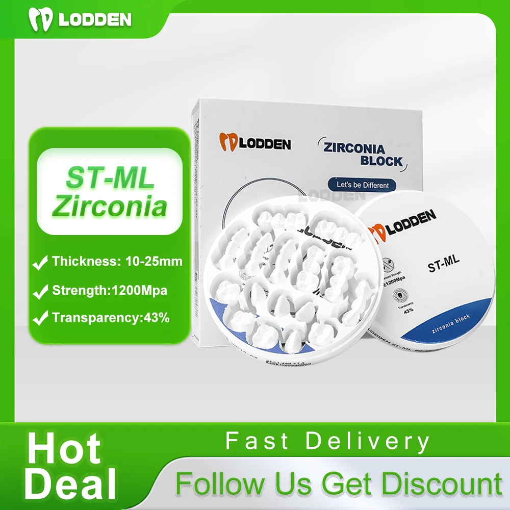 ST-ML Dental Zirconia Blocks VITA16 Color Similar Natural Teeth Dental Lab ST Multilayer Zirconia Disc for CAD/CAM 98MM System
ST-ML Dental Zirconia Blocks VITA16 Color Similar Natural Teeth Dental Lab ST Multilayer Zirconia Disc for CAD/CAM 98MM System