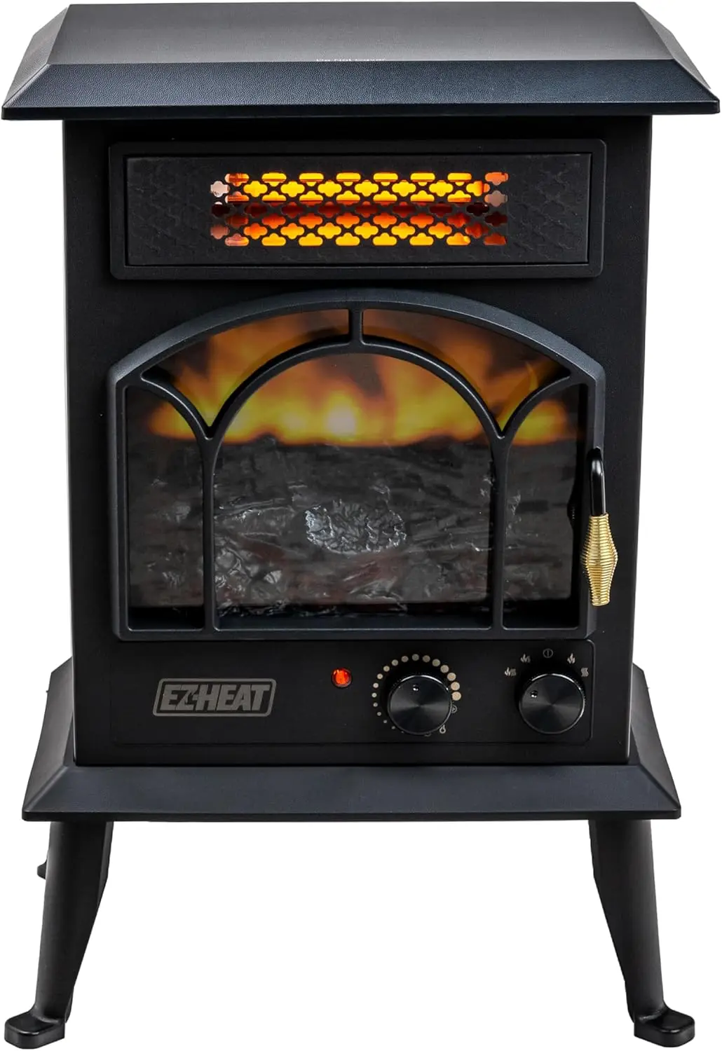 Indoor Electric Fireplace Space Heater, Metal, Adjustable Thermostat, Dual Heat Settings, Overheat Protection
Indoor Electric Fireplace Space Heater, Metal, Adjustable Thermostat, Dual Heat Settings, Overheat Protection