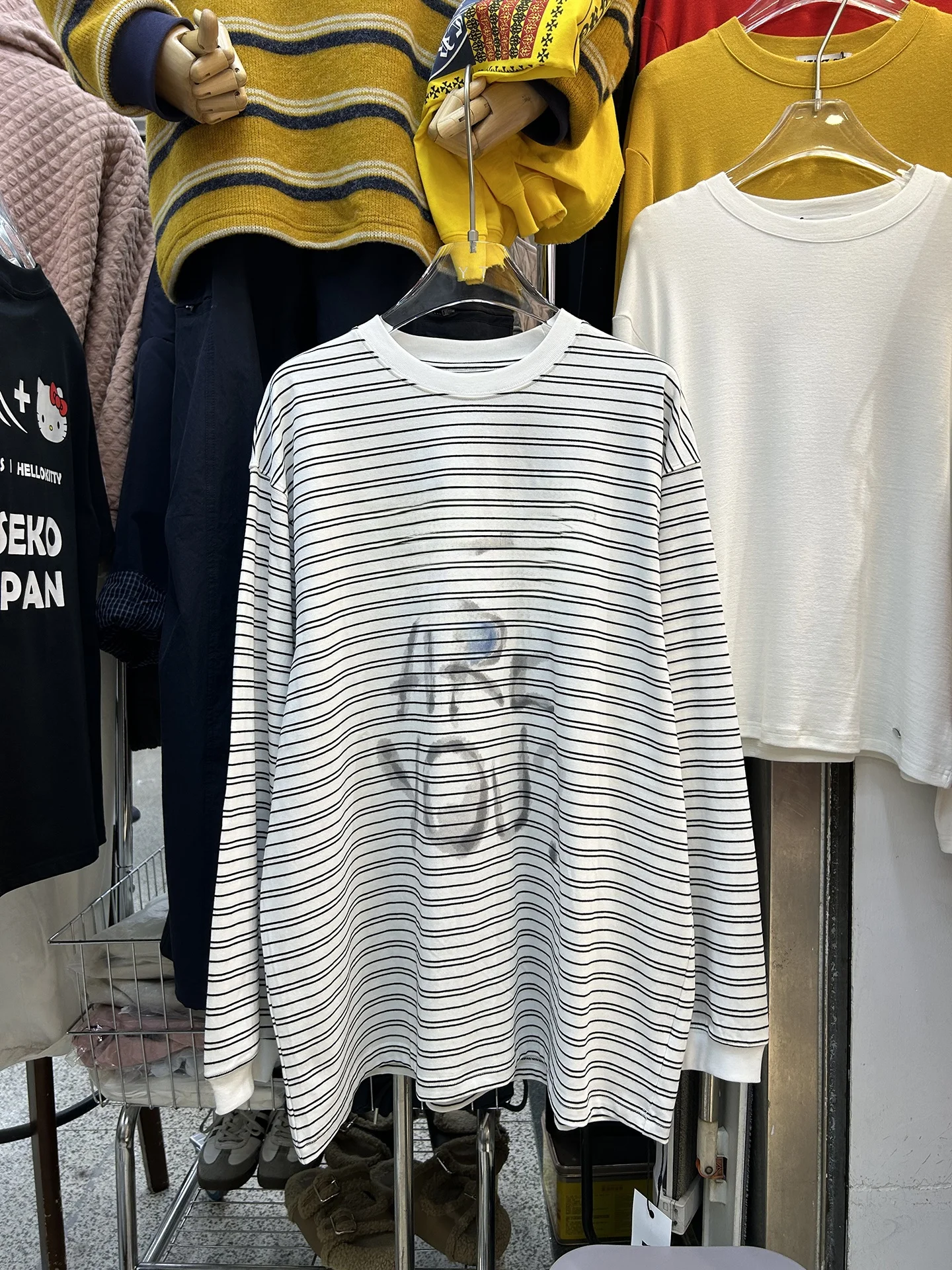 Loose Fit Striped Long Sve round Ne T-irt Women's Spring New Sle Oversized Top Letter Print Casual Comfortable Cotton
Loose Fit Striped Long Sve round Ne T-irt Women's Spring New Sle Oversized Top Letter Print Casual Comfortable Cotton