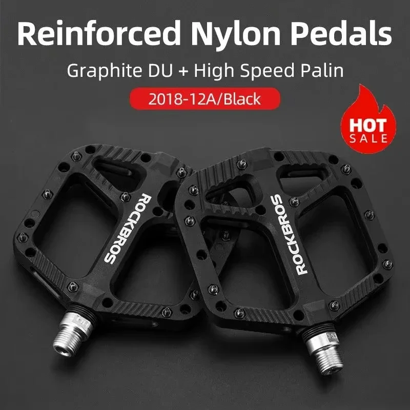 ROCKBROS Ultralight Bicycle Bike Seal Bearings Pedals Cycling Nylon Road BMX Mtb Pedals Flat Platform Bike Parts Accessories
ROCKBROS Ultralight Bicycle Bike Seal Bearings Pedals Cycling Nylon Road BMX Mtb Pedals Flat Platform Bike Parts Accessories