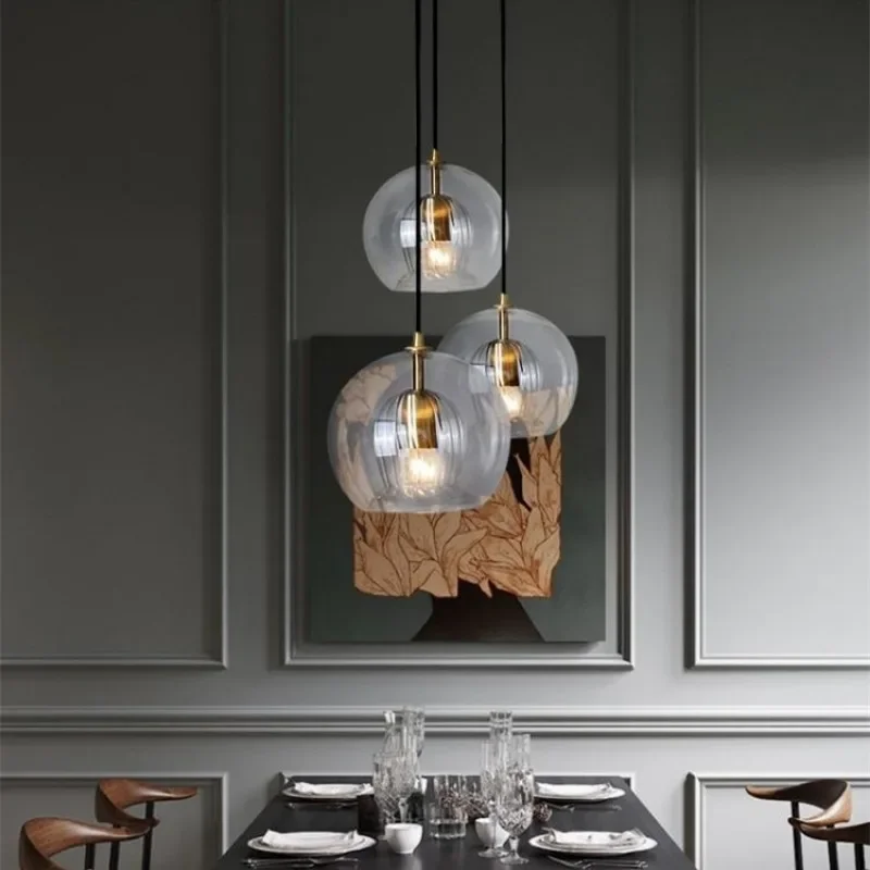 Modern Creative Dining Room Pendant Light Simple Personality Bar Glass Lamp Industrial Style Kitchen Bedroom Droplight
Modern Creative Dining Room Pendant Light Simple Personality Bar Glass Lamp Industrial Style Kitchen Bedroom Droplight