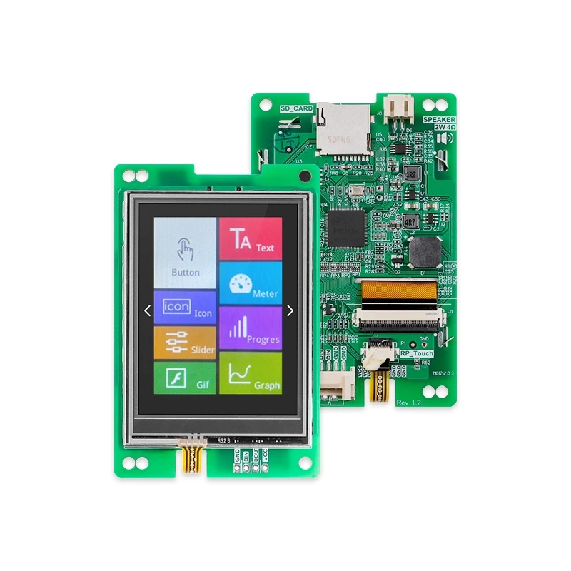 Wizee 2.8 inch HMI touch Display,240*320 TTL LCD dIsplay,withBuzzer,SD card,is a free debug support for the assignment operator
Wizee 2.8 inch HMI touch Display,240*320 TTL LCD dIsplay,withBuzzer,SD card,is a free debug support for the assignment operator