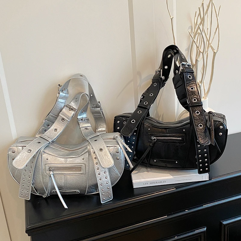 Новые сумки на плечо с застежкой-молнией из искусственной кожи и блестками, 2026, милые женские сумки высокого качества, крутые универсальные повседневные женские сумки
Новые сумки на плечо с застежкой-молнией из искусственной кожи и блестками, 2026, милые женские сумки высокого качества, крутые универсальные повседневные женские сумки