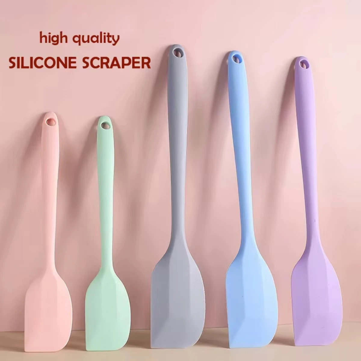 Silicone cream spatula Non-stick butter spatula Heat-resistant kitchen baking tools DIY cake baking tools
Silicone cream spatula Non-stick butter spatula Heat-resistant kitchen baking tools DIY cake baking tools