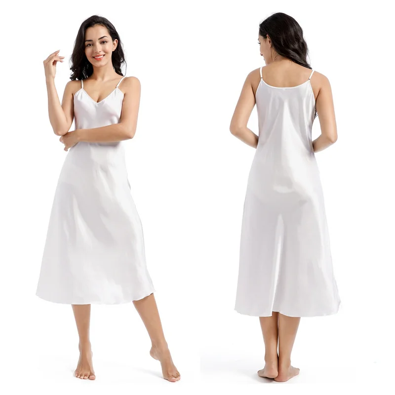 Elegant V-Neck Satin Nightgown - Slim & Sexy Twisted Design for Ultimate Comfort
Elegant V-Neck Satin Nightgown - Slim & Sexy Twisted Design for Ultimate Comfort