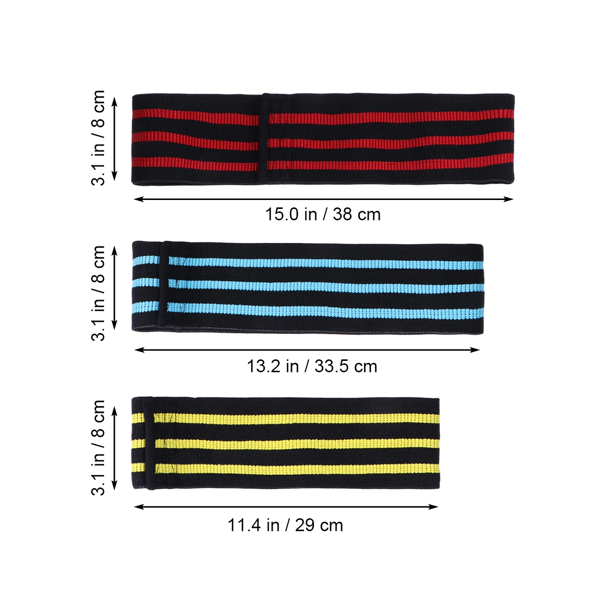 3 Pcs Yoga Tension Bands High Quality Elastic Hip Resistance Exercise Fitness Band Lightweight Portable Home Sports Use
3 Pcs Yoga Tension Bands High Quality Elastic Hip Resistance Exercise Fitness Band Lightweight Portable Home Sports Use