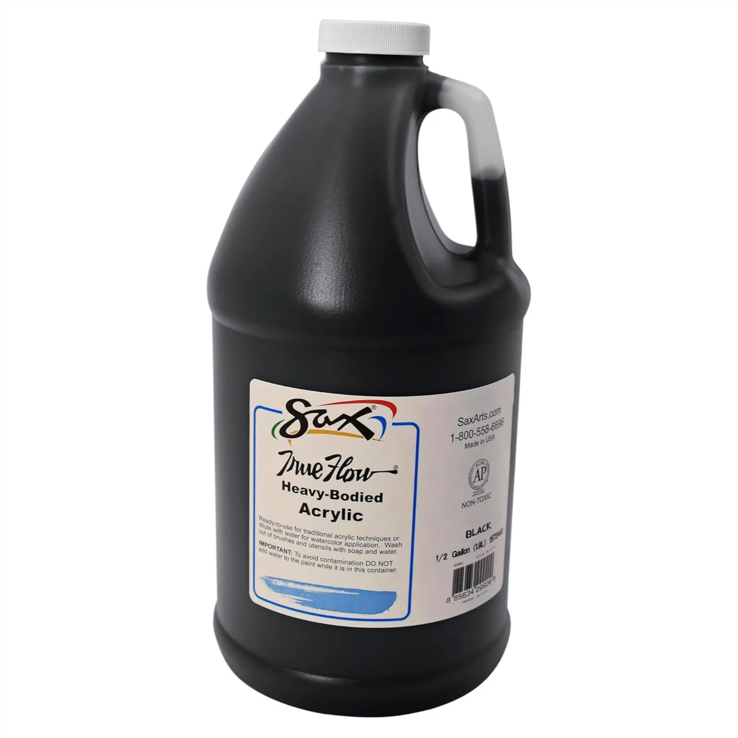 Heavy Body Acrylic Paint for Artists, Mars Black, 1/2 Gallon for Canvas & Crafts
Heavy Body Acrylic Paint for Artists, Mars Black, 1/2 Gallon for Canvas & Crafts