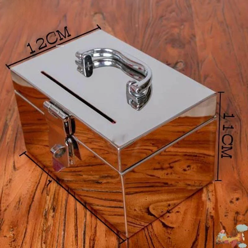 2026 New Large Capacity Stainless Steel Money Box with Lock Home Storage Box Creative Gift Savings Canister Secure Lock
2026 New Large Capacity Stainless Steel Money Box with Lock Home Storage Box Creative Gift Savings Canister Secure Lock
