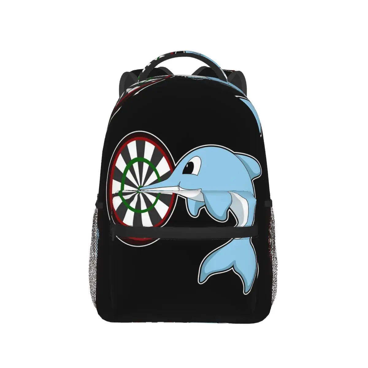 Dolphin At Darts With Dartboard Backpack Hot Sale Daypack Large Capacity Kids BookBag School Bag Shoulder Bags for Men Women
Dolphin At Darts With Dartboard Backpack Hot Sale Daypack Large Capacity Kids BookBag School Bag Shoulder Bags for Men Women