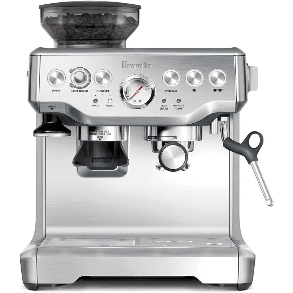 Аппарат для эспрессо Breville Barista Express, из матовой нержавеющей стали, BES870XL, большой
Аппарат для эспрессо Breville Barista Express, из матовой нержавеющей стали, BES870XL, большой