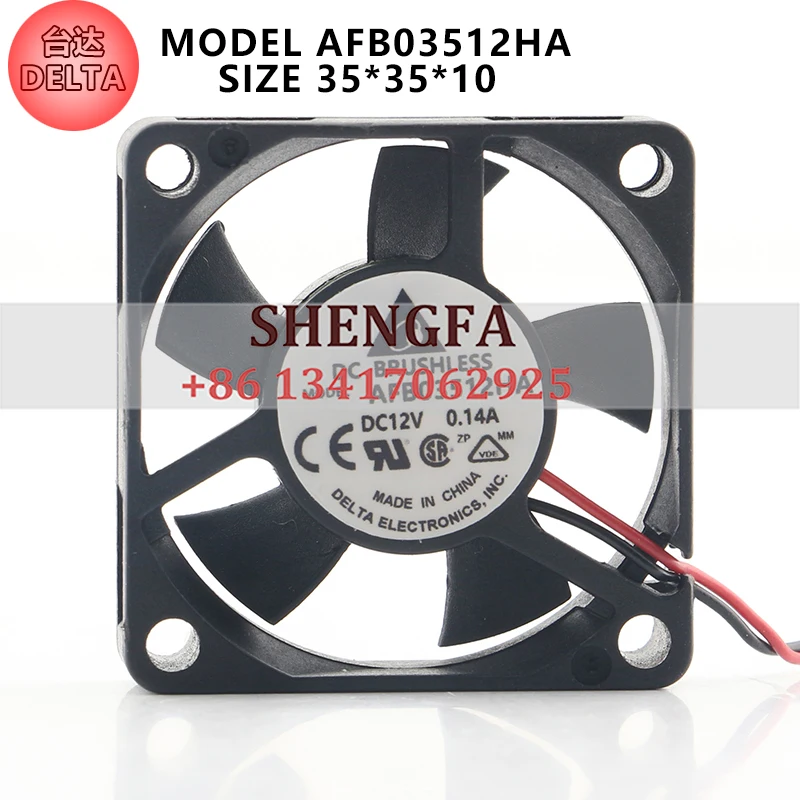 Delta DC12V 0,14A 3510 3,5 см большой объем воздуха двойной шарикоподшипник переключатель бесшумный AFB03512HA охлаждающий вентилятор
Delta DC12V 0,14A 3510 3,5 см большой объем воздуха двойной шарикоподшипник переключатель бесшумный AFB03512HA охлаждающий вентилятор