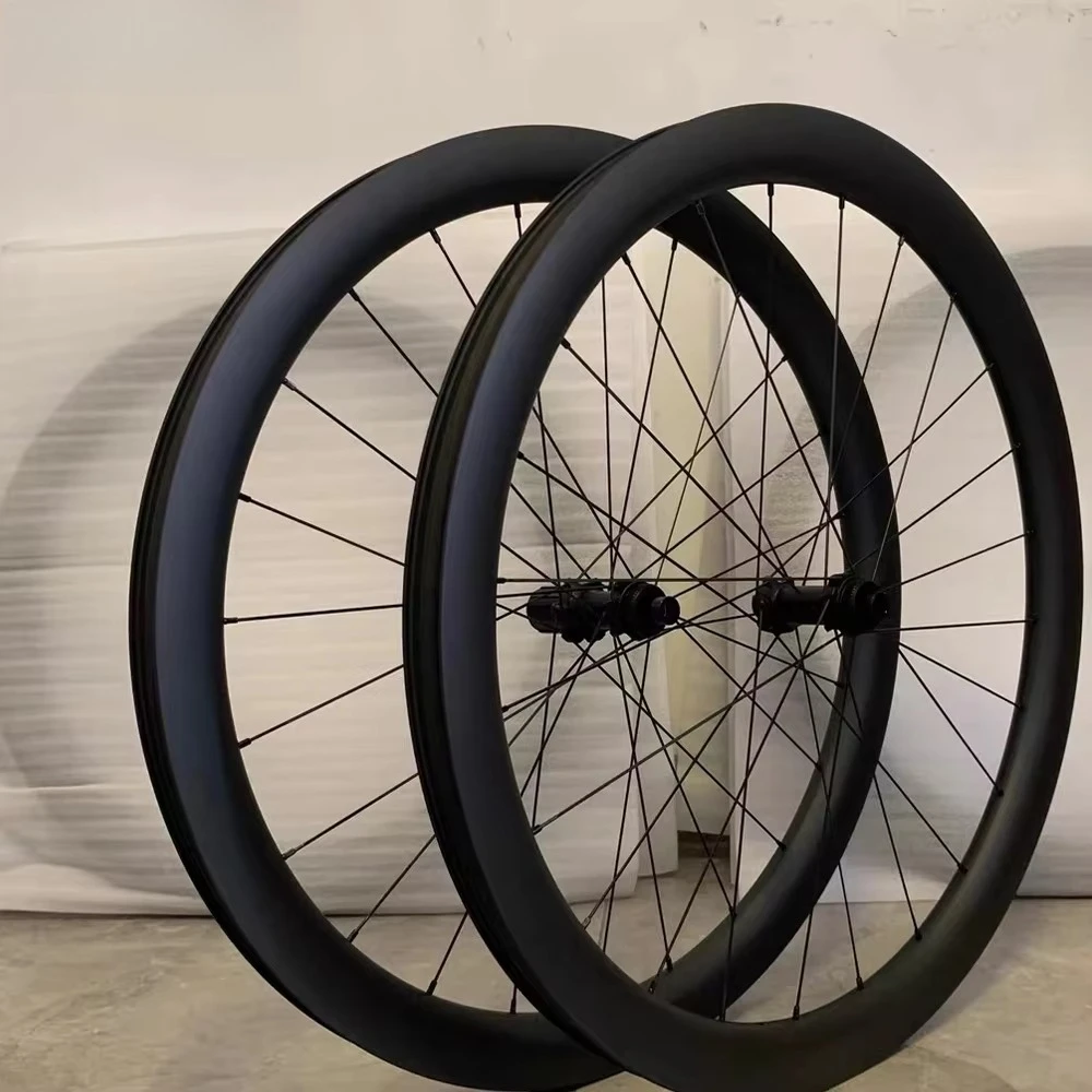Disc Brake Matte Carbon Wheelset 35/38/50/54/60mm Carbon Fiber Road Racing Wheel Rim Set
Disc Brake Matte Carbon Wheelset 35/38/50/54/60mm Carbon Fiber Road Racing Wheel Rim Set