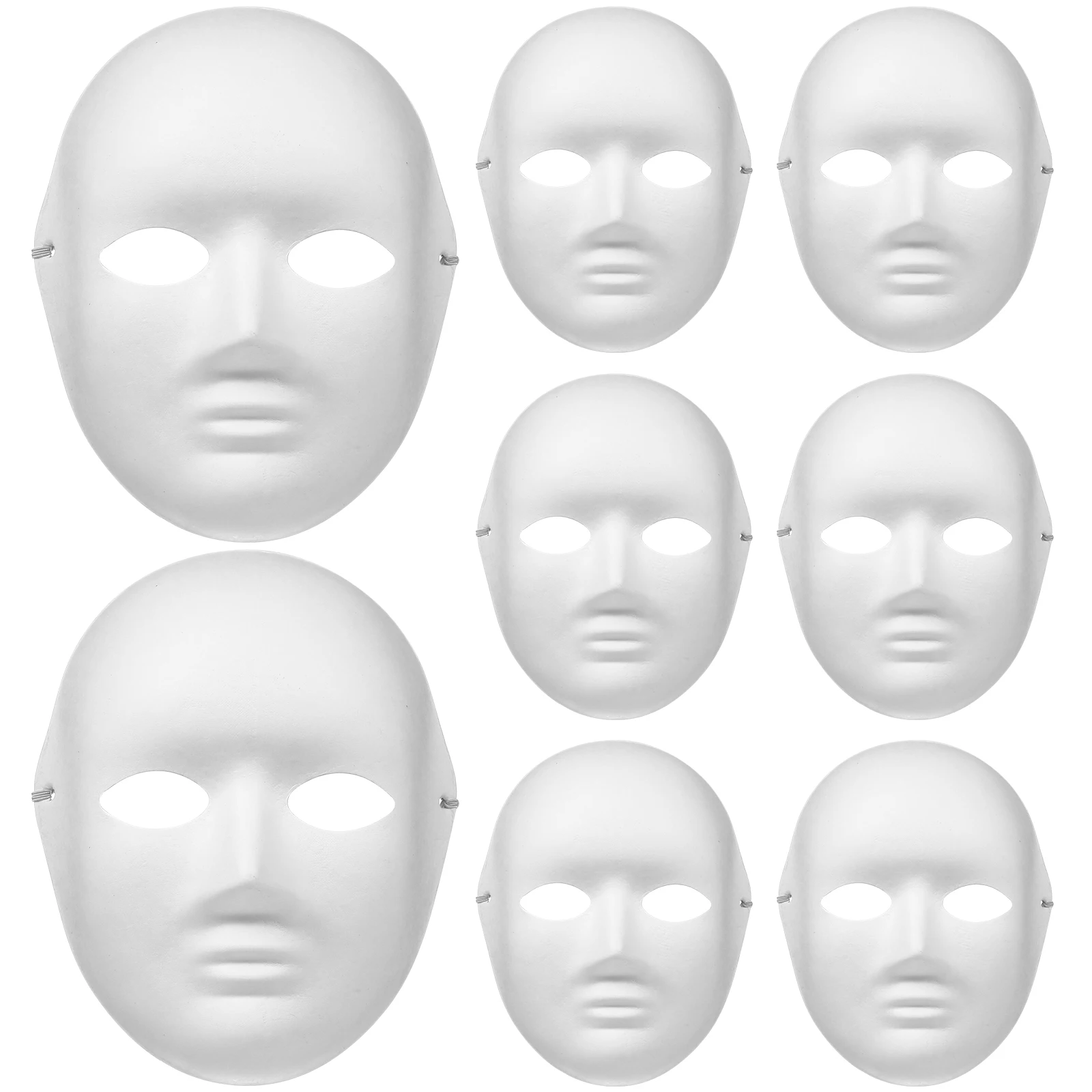12 Pcs Hand Painted Mask for Women DIY Blank Halloween Party Masks Scary Adult Costumes Porous Friendly
12 Pcs Hand Painted Mask for Women DIY Blank Halloween Party Masks Scary Adult Costumes Porous Friendly