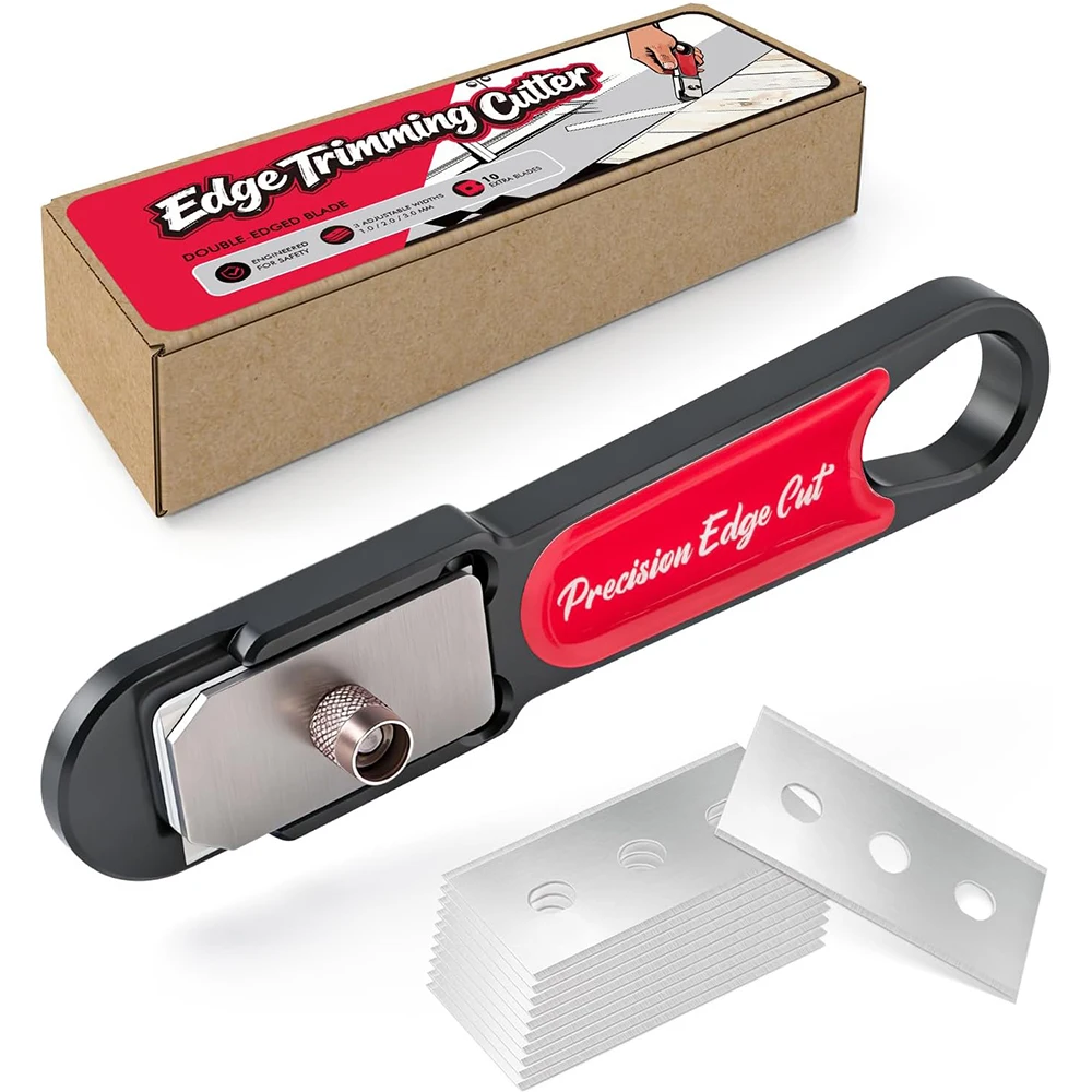 EHDIS Alloy Precision Edge Cutting Knife House Decal Film Furniture Protective Film Edge Guide Trimming Cutter with 10pcs Blade
EHDIS Alloy Precision Edge Cutting Knife House Decal Film Furniture Protective Film Edge Guide Trimming Cutter with 10pcs Blade