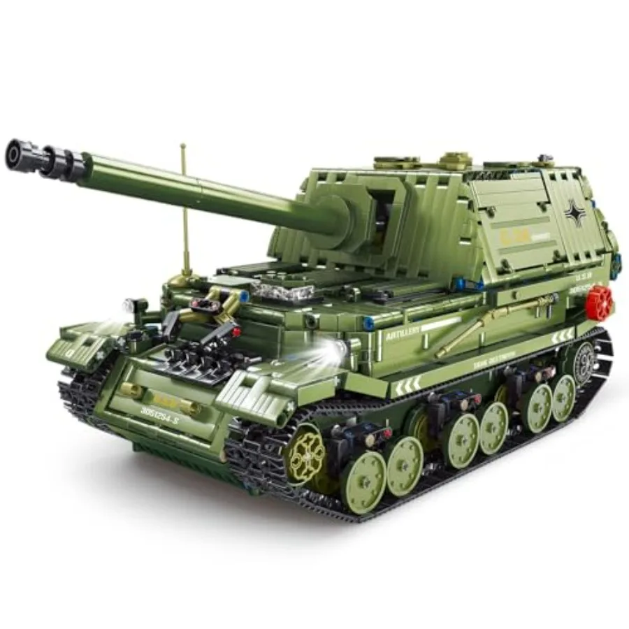 NUTCRACKER WW2 Army Military Tank Building Set 2436 Pieces for Adults Boys 14+ Home Collection Display Model Red Green Military
NUTCRACKER WW2 Army Military Tank Building Set 2436 Pieces for Adults Boys 14+ Home Collection Display Model Red Green Military