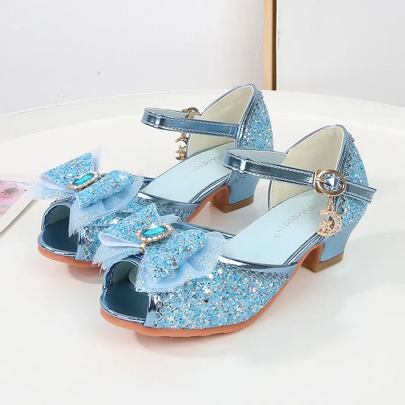 Children High Heels Sandals Sequins Fashion Kids Princess Dress Sandals Versatile Party Wedding Shoes for Girls with Rhinestones
Children High Heels Sandals Sequins Fashion Kids Princess Dress Sandals Versatile Party Wedding Shoes for Girls with Rhinestones