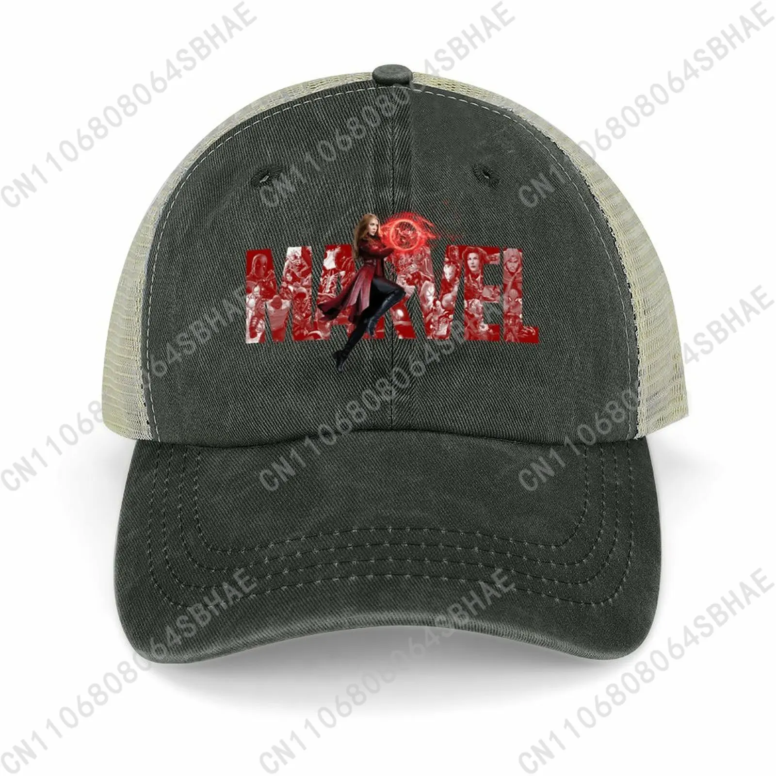 Marvel Scarlet Witch Mesh Cowboy Hat Hollow Ventilated Summer Cap Men Women Outdoor Sun Hat Adjustable Strap Custom Cosplay
Marvel Scarlet Witch Mesh Cowboy Hat Hollow Ventilated Summer Cap Men Women Outdoor Sun Hat Adjustable Strap Custom Cosplay