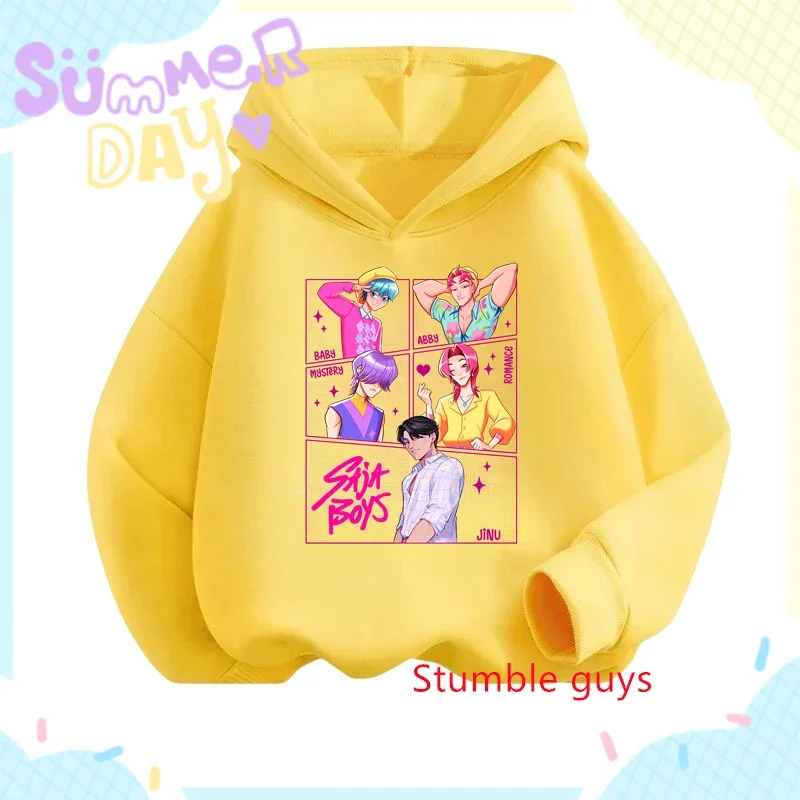 Girls Kpop Demon Hunters Anime Hoodie Autumn Rumi Warm Soft Daily Wear Cute Print Comfortable Hooded Sweatshirt
Girls Kpop Demon Hunters Anime Hoodie Autumn Rumi Warm Soft Daily Wear Cute Print Comfortable Hooded Sweatshirt