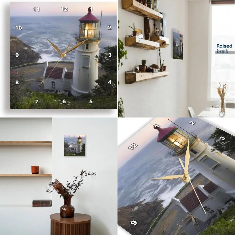 Haceta Head Lighthouse Ornament, USA, 15 Raymond Klass Wall Clock
Haceta Head Lighthouse Ornament, USA, 15 Raymond Klass Wall Clock