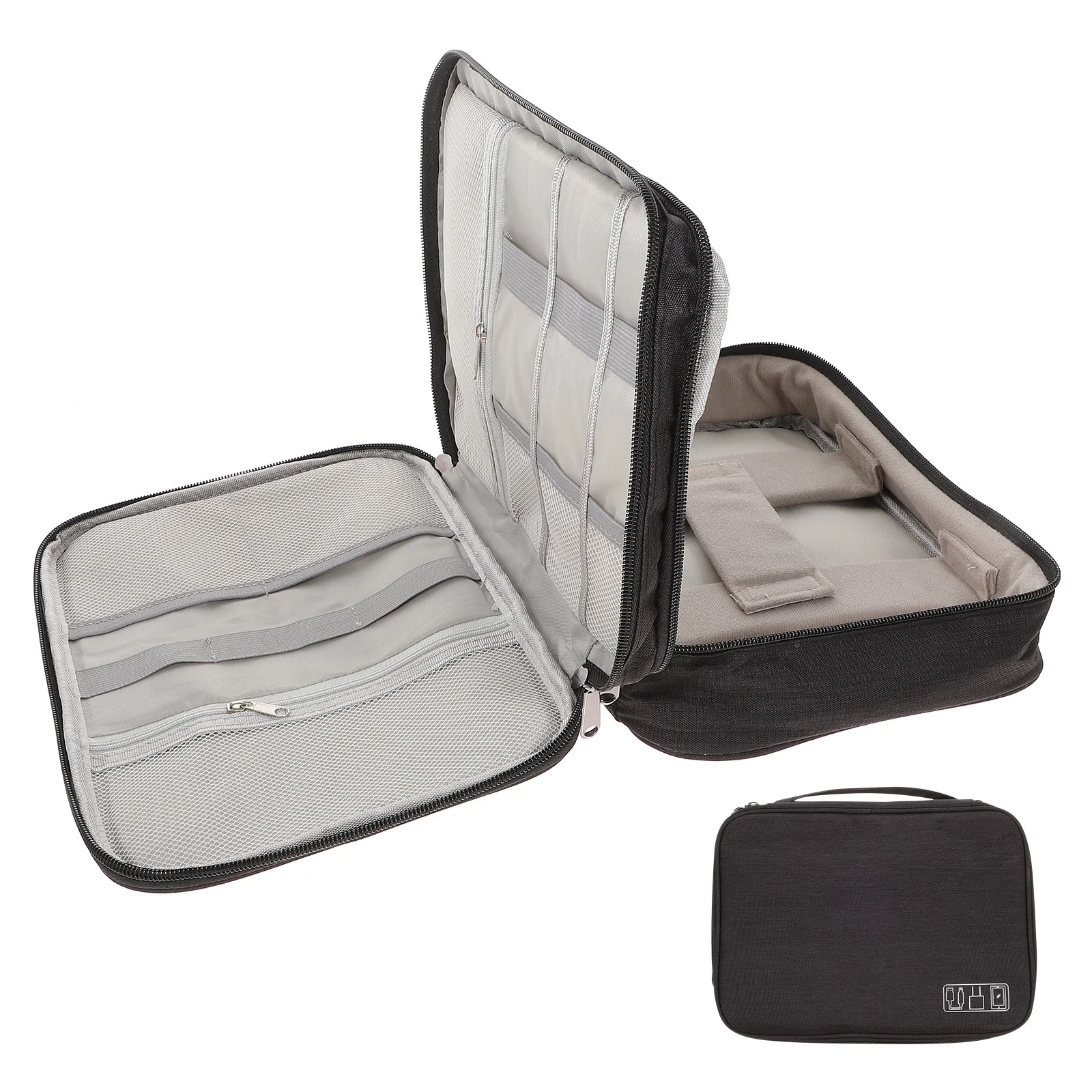 Electronic Organizer Portable Travel Electronics Accessories Storage Bag Polyester Cable Gadget Organizer Pouch Compact Durable
Electronic Organizer Portable Travel Electronics Accessories Storage Bag Polyester Cable Gadget Organizer Pouch Compact Durable