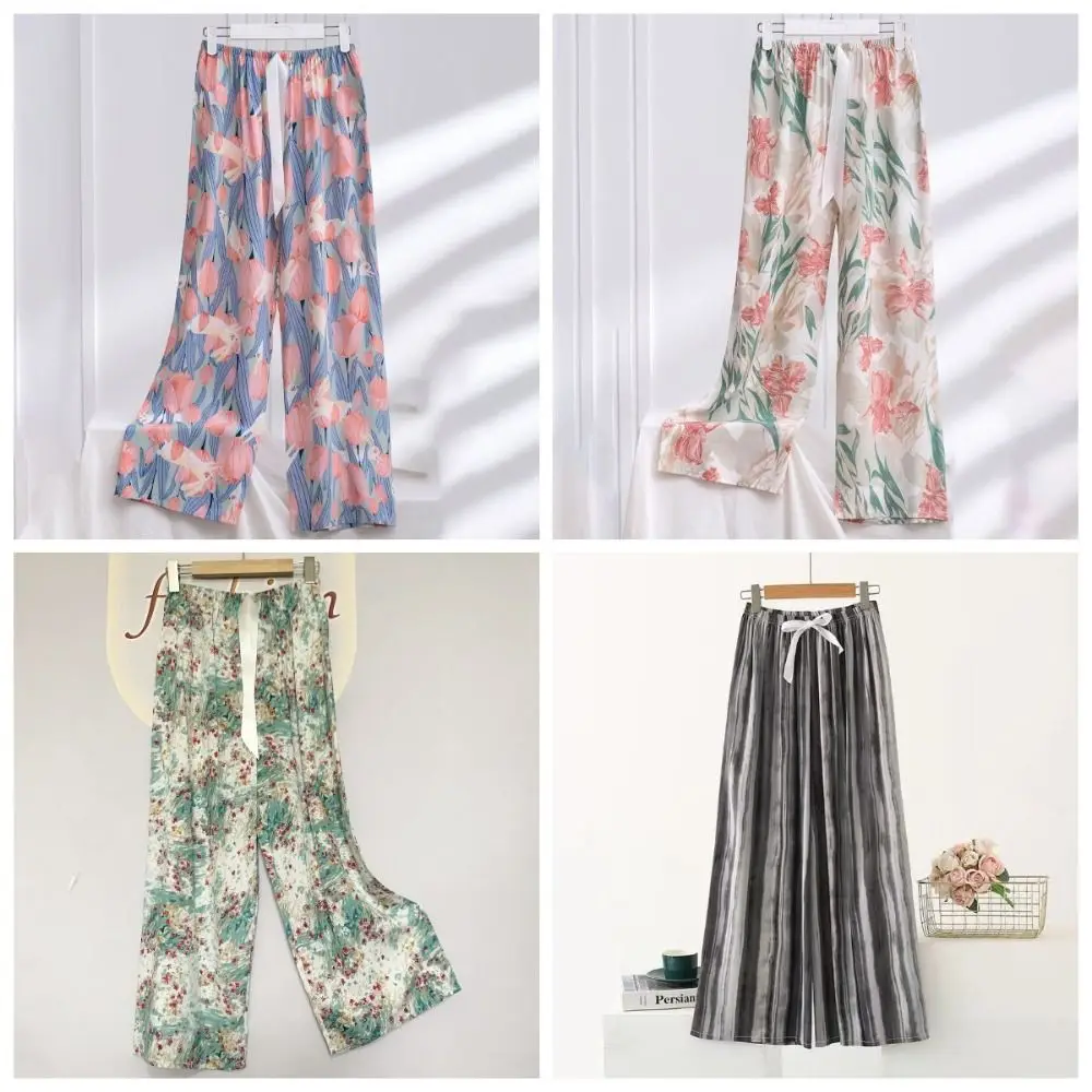 Lightweight Cotton Silk Large Size Loose Pants Print Wide Women Wide Leg Pants Comfortable Thin Casual Beach Pant Sleep
Lightweight Cotton Silk Large Size Loose Pants Print Wide Women Wide Leg Pants Comfortable Thin Casual Beach Pant Sleep