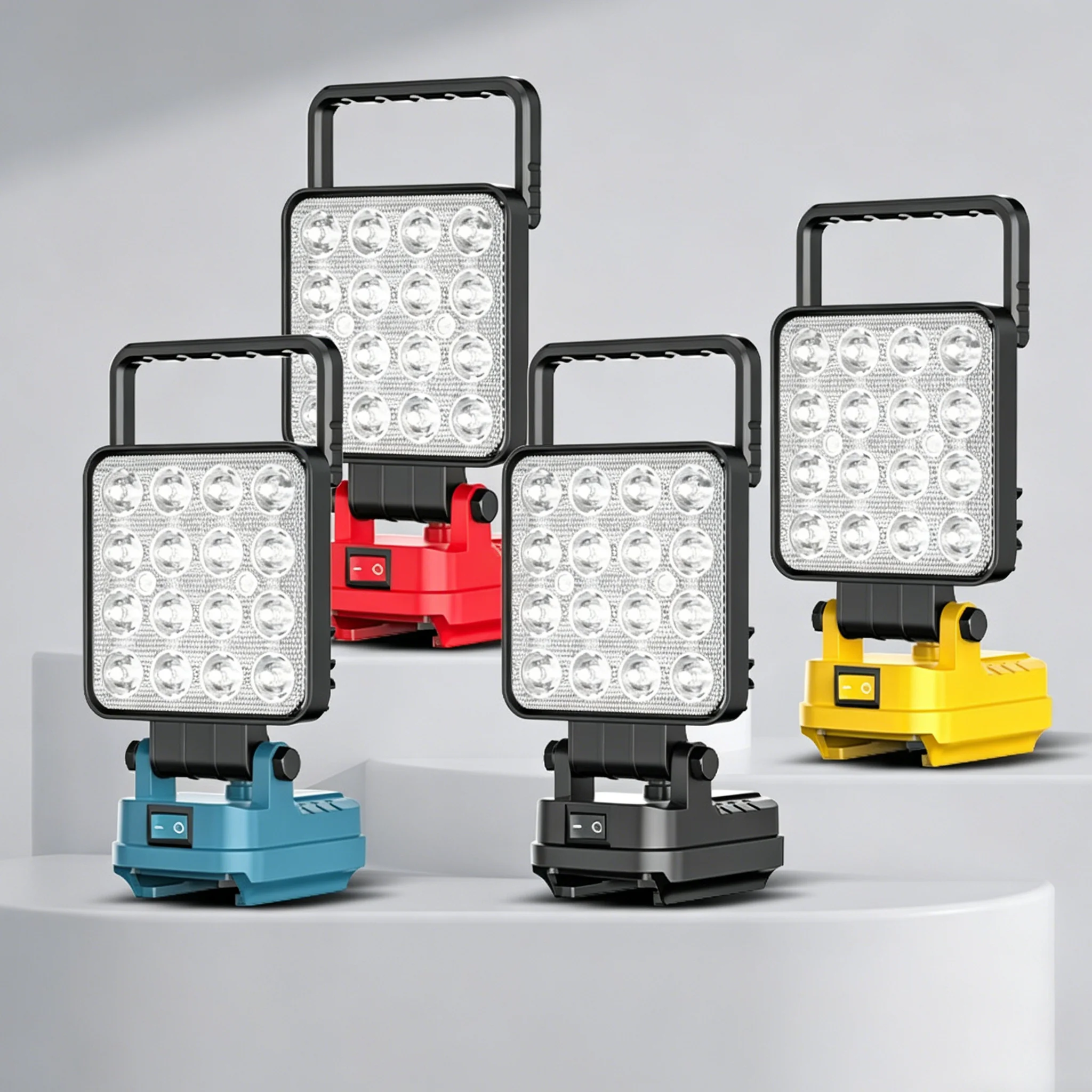 LED Work Lights For Makita/Milwaukee/Dewalt 18V Li-ion Battery Lamp Hand Lantern Spotlight USB Charger Power Tool Parts
LED Work Lights For Makita/Milwaukee/Dewalt 18V Li-ion Battery Lamp Hand Lantern Spotlight USB Charger Power Tool Parts
