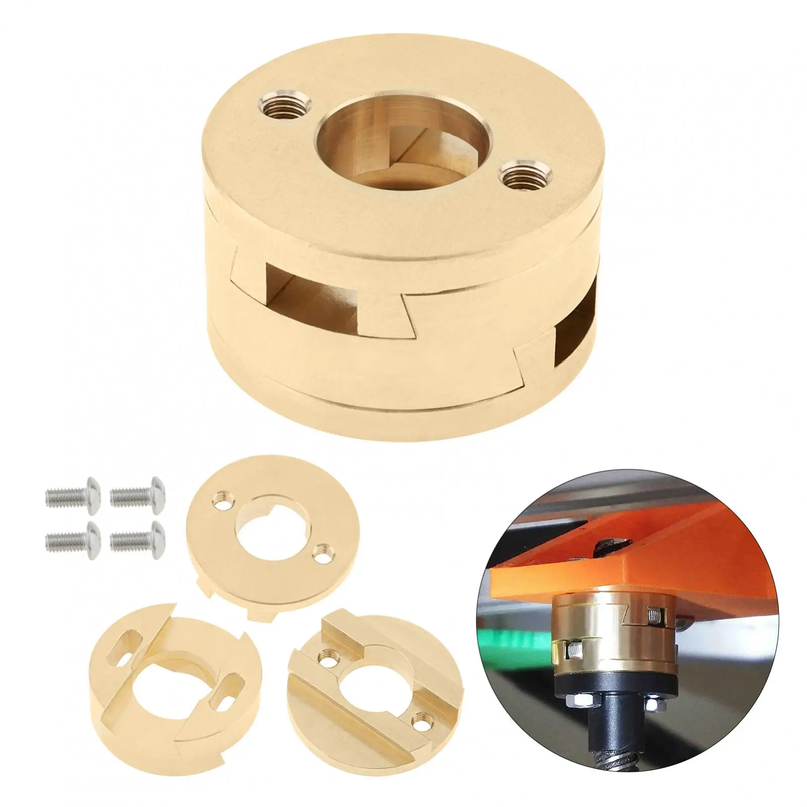 Z-axis Leadscrew Hotbed Coupling Coupler Fit for VzBot / BLV / and Other 3D Printer, Guide Screw CPLR
Z-axis Leadscrew Hotbed Coupling Coupler Fit for VzBot / BLV / and Other 3D Printer, Guide Screw CPLR