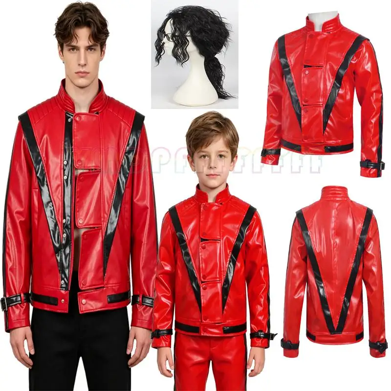 Black representative top dancer Jackson cosplay jacket wig Halloween carnival costumes classic costumes that cannot surpass idol
Black representative top dancer Jackson cosplay jacket wig Halloween carnival costumes classic costumes that cannot surpass idol