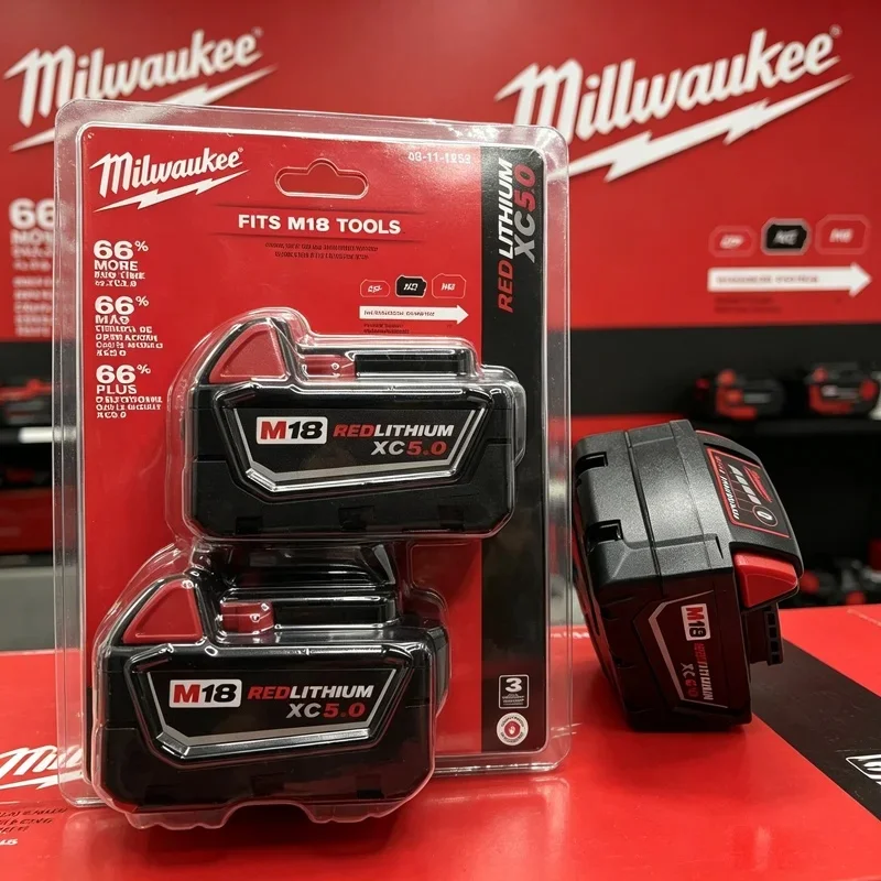 2026 New Milwaukee M18 Series 18V 6000mAh Lithium Battery Is Used for Industrial Grade of M18 Series Cordless Power Tool Battery
2026 New Milwaukee M18 Series 18V 6000mAh Lithium Battery Is Used for Industrial Grade of M18 Series Cordless Power Tool Battery