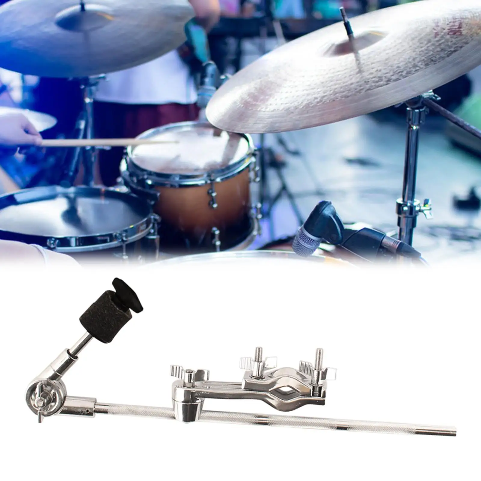 Metal Drum Cymbal Arm Cymbal Extension Stand Mount Clamp Cymbal Display Arm Musical Instruments Gear for Concert Stage Practice
Metal Drum Cymbal Arm Cymbal Extension Stand Mount Clamp Cymbal Display Arm Musical Instruments Gear for Concert Stage Practice