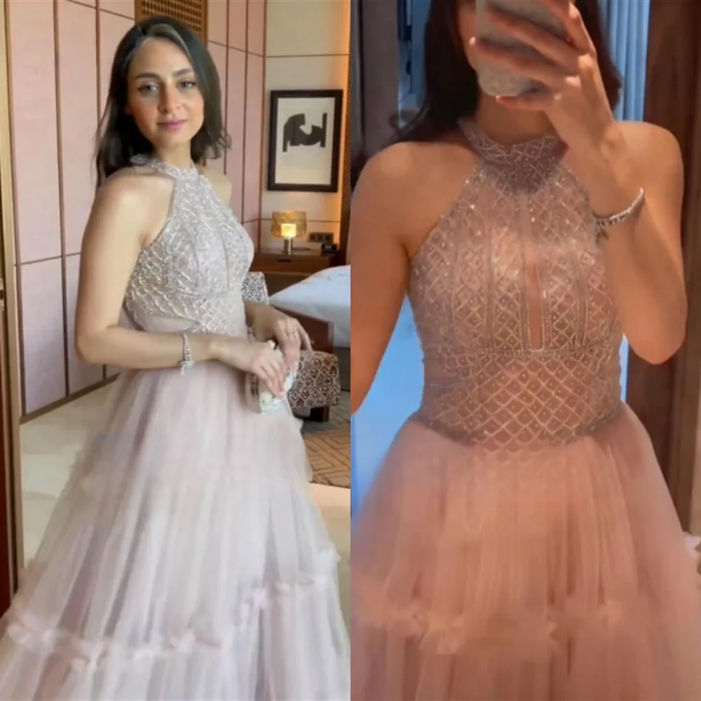 High Quality Sexy Halter A-line Criss-Cross Tulle Formal Occasion Gown abiye dugun elbiseleri bayan turkiyenin
High Quality Sexy Halter A-line Criss-Cross Tulle Formal Occasion Gown abiye dugun elbiseleri bayan turkiyenin