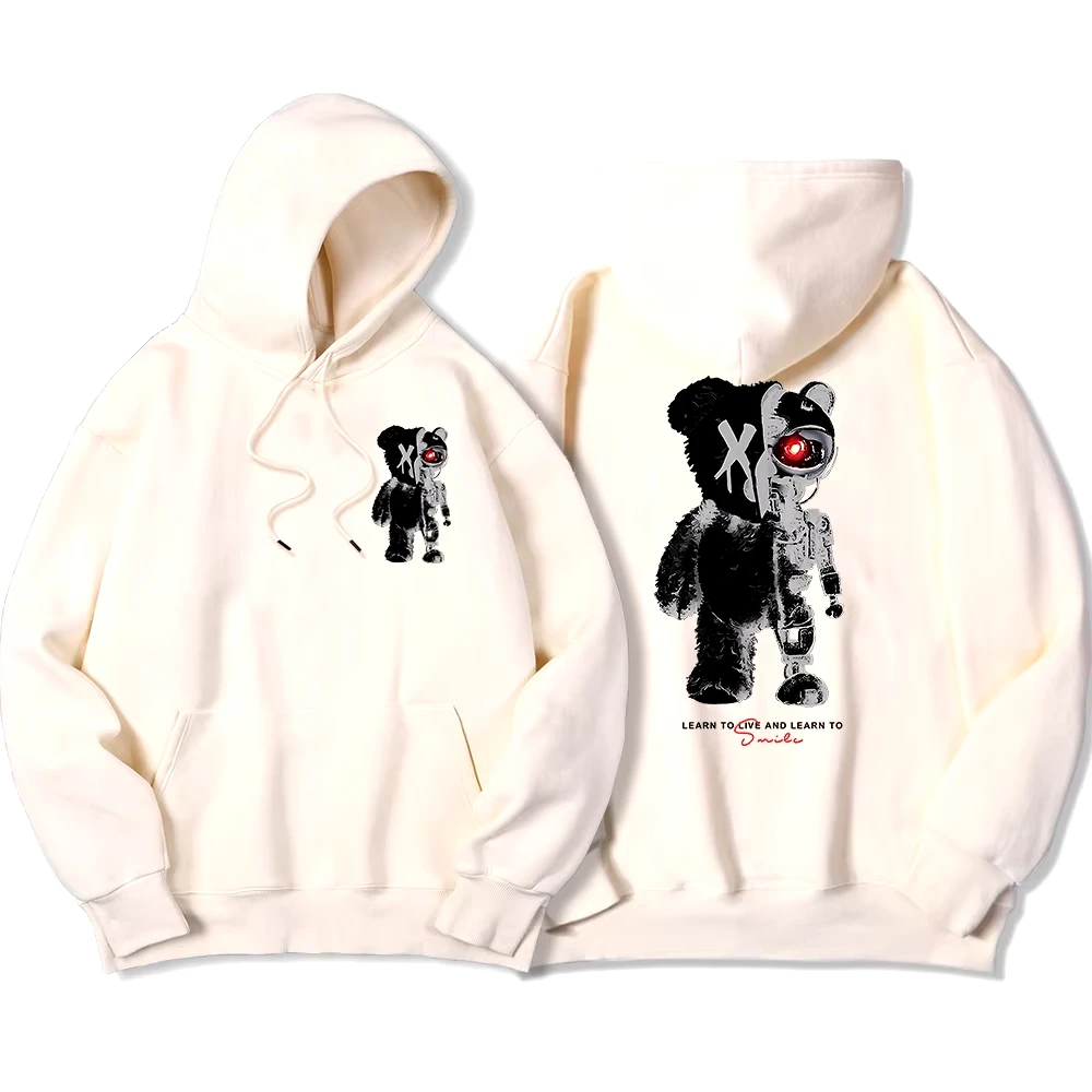 Half A Ted Bear, Half A Robotic Bear Man Hoodie Vintage Oversize Hoody High Quality Sweatshirt Simple Autumn Women Clothes
Half A Ted Bear, Half A Robotic Bear Man Hoodie Vintage Oversize Hoody High Quality Sweatshirt Simple Autumn Women Clothes
