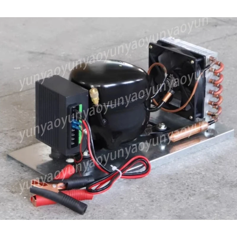 12V/24V DC Compressor Condensing Unit Complete Refrigeration System Kit for Truck Marine Refrigerator Freezer
12V/24V DC Compressor Condensing Unit Complete Refrigeration System Kit for Truck Marine Refrigerator Freezer