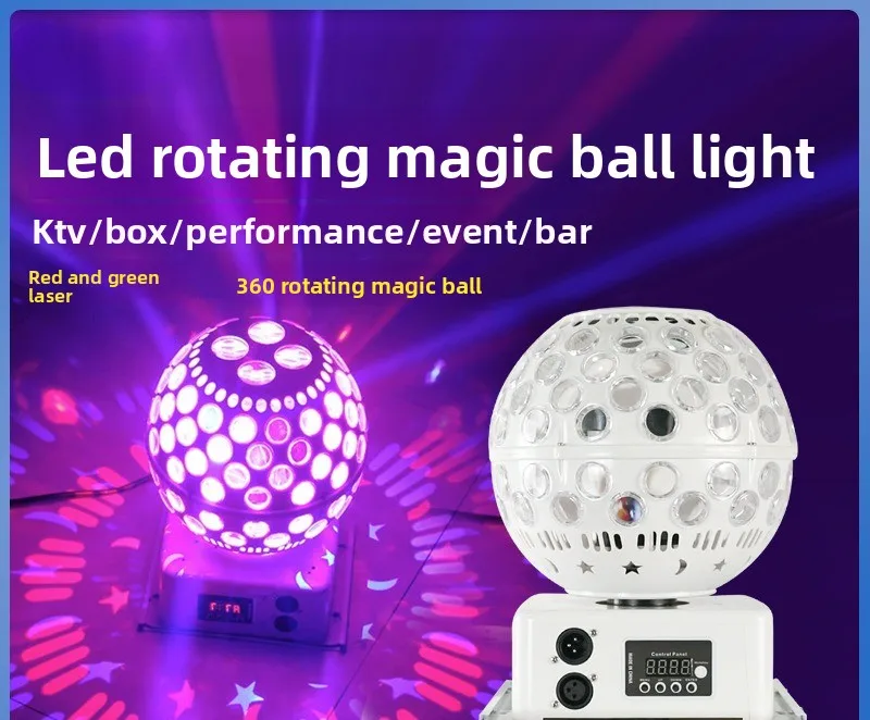 KTV flash lantern magic ball light stage light voice-activated bar colorful light dj flash light ambient light dancing
KTV flash lantern magic ball light stage light voice-activated bar colorful light dj flash light ambient light dancing