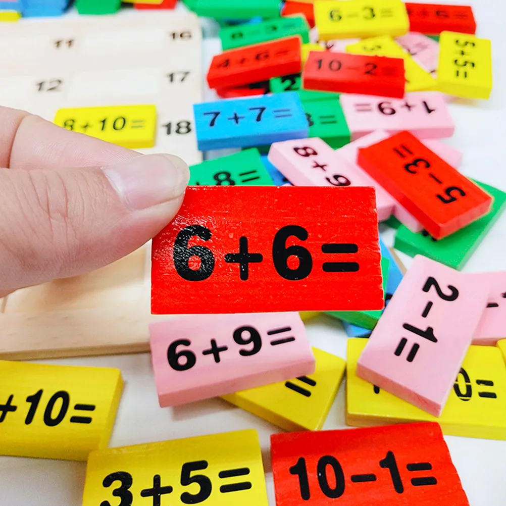 1Set Digital Computing Dominoes Wooden Eco-Friendly Early Education Arithmetic with Answer Board for Kids
1Set Digital Computing Dominoes Wooden Eco-Friendly Early Education Arithmetic with Answer Board for Kids