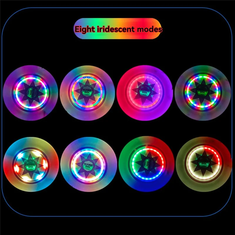 -ABLP Flying Disc Flying Disc Luminescence Outdoor Playing 175G 8 Dazzling Color Modes
-ABLP Flying Disc Flying Disc Luminescence Outdoor Playing 175G 8 Dazzling Color Modes