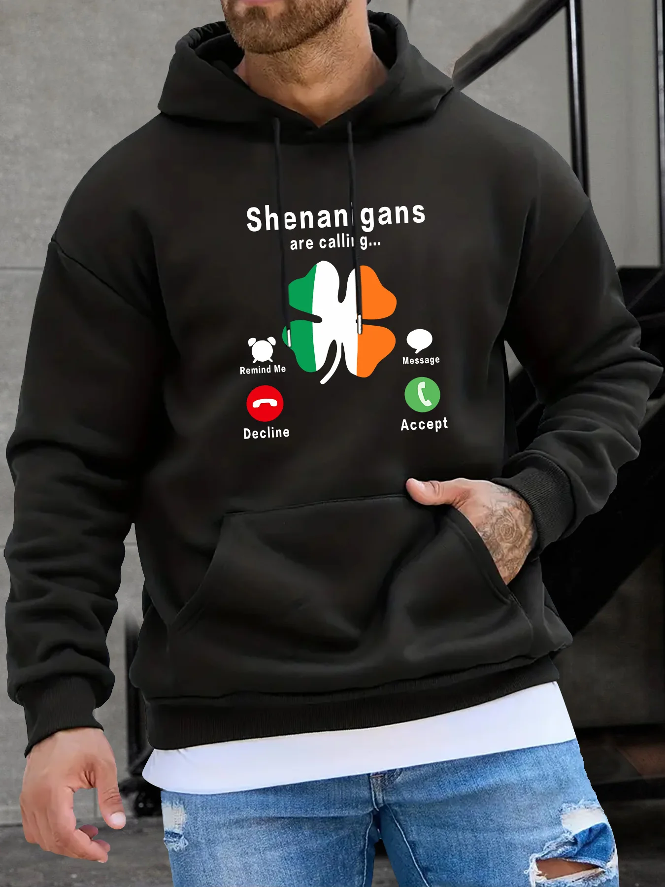 Men's Geometric Print Hooded Sweatshirt - New Spring/Autumn Printed Hooded Sweatshirt, Casual Pullover Shirt
Men's Geometric Print Hooded Sweatshirt - New Spring/Autumn Printed Hooded Sweatshirt, Casual Pullover Shirt