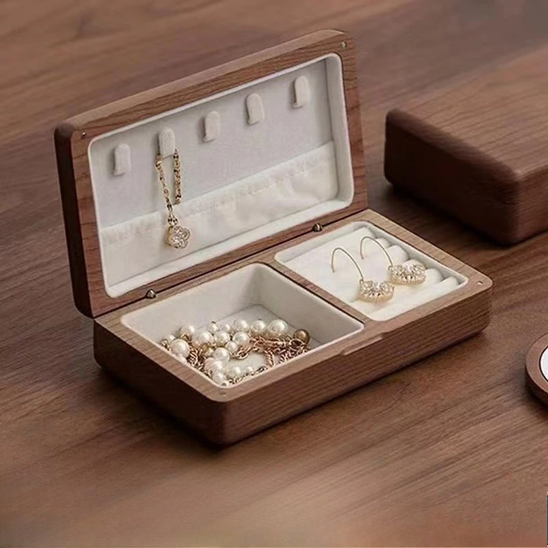 Solid Wood Jewelry Box Black Walnut Ins Wind Wood Box High-end Light Luxury Jewelry Storage Box
Solid Wood Jewelry Box Black Walnut Ins Wind Wood Box High-end Light Luxury Jewelry Storage Box