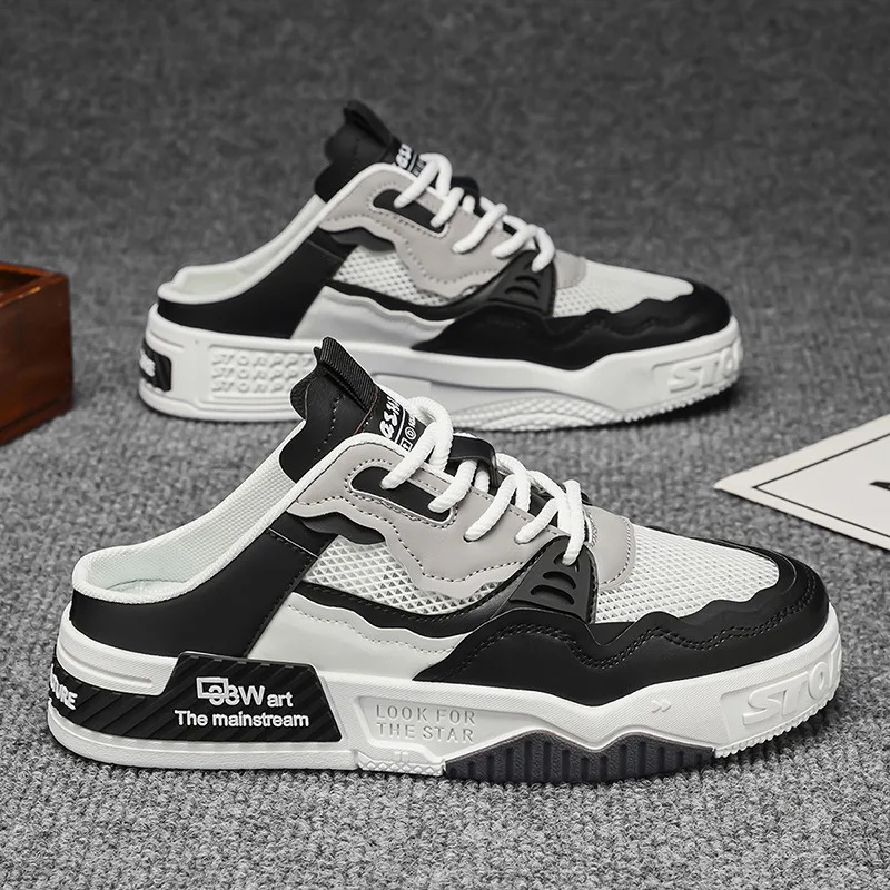 Men's Shoes Fashion Baotou Half Slippers Summer Breathable Mesh Casual Shoes Vulcanized Shoes for Men Sneakers Zapatos De Hombre
Men's Shoes Fashion Baotou Half Slippers Summer Breathable Mesh Casual Shoes Vulcanized Shoes for Men Sneakers Zapatos De Hombre