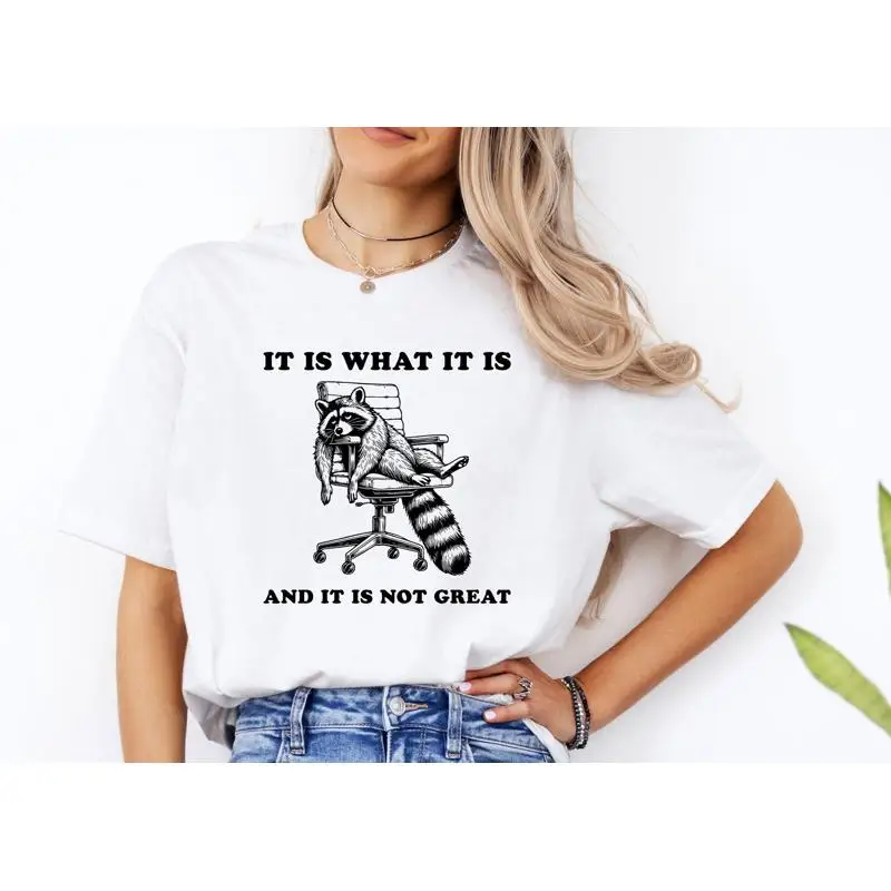 It Is What And Not Great Sweat T Shirt Racoon Meme Funny Sweater Trash Panda Lover
It Is What And Not Great Sweat T Shirt Racoon Meme Funny Sweater Trash Panda Lover